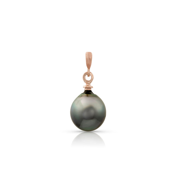 with brushed, textural rose gold mount<br>and hinged bail <span class='visuallyhidden'>Call or text 323-404-2959 if you need shopping assistance.</span>